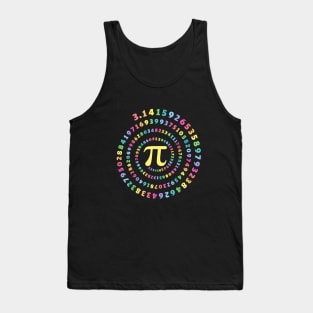 National Pi Day Gift Math Teacher Funny Pi Symbol Value Tank Top
